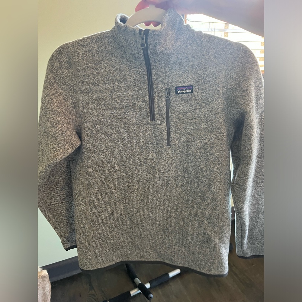 Boys Patagonia Quarter Zip Fleece